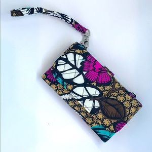 Vera Bradley multicolored wristlet.